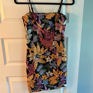 Vici Zephyra Floral Sequin Mini Dress 🌸
